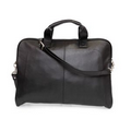 Legend Laptop Slim Profile Briefcase - Midnight Black